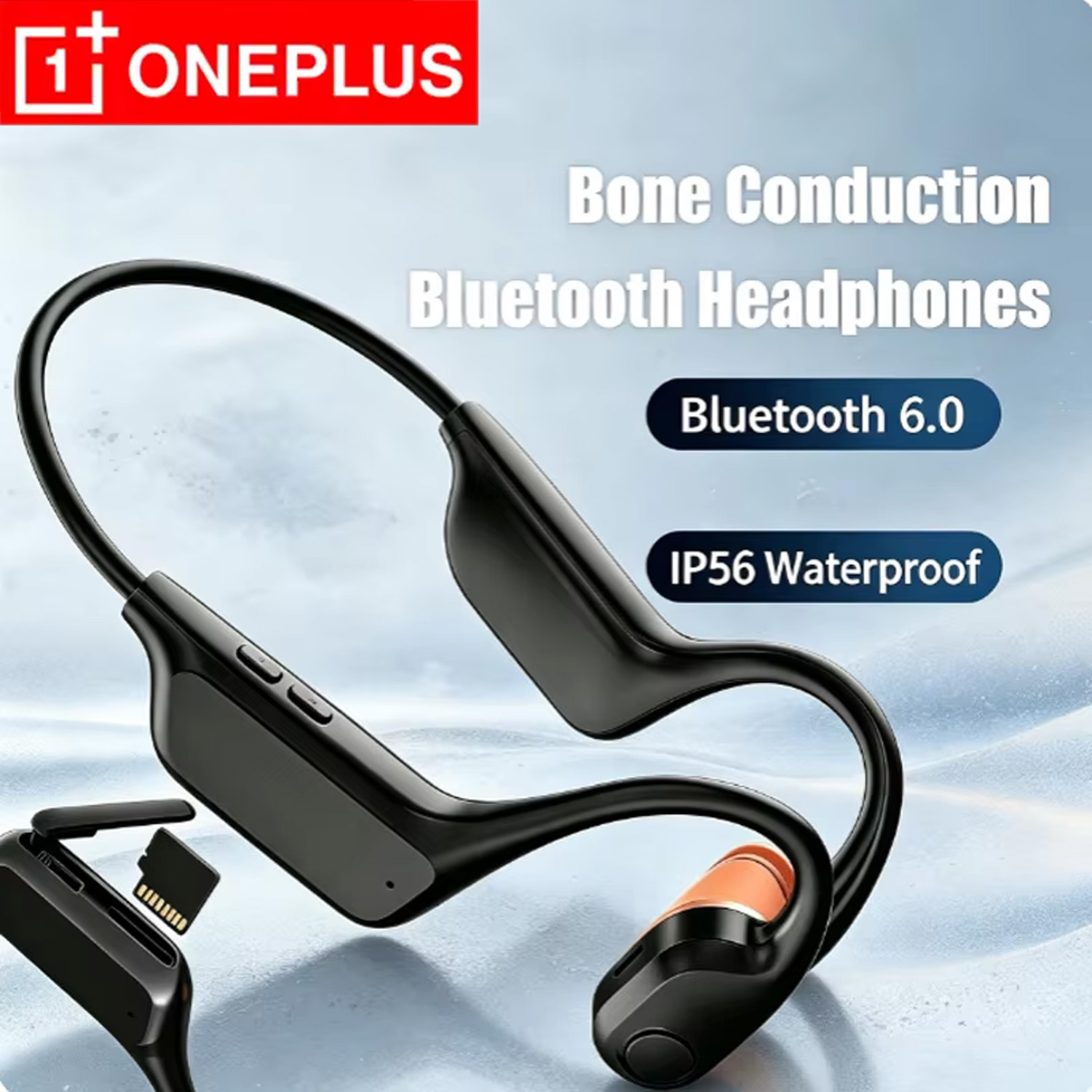 Bone Conduction Running Headphones - Cuffie Bluetooth a Conduzione Ossea OnePlus