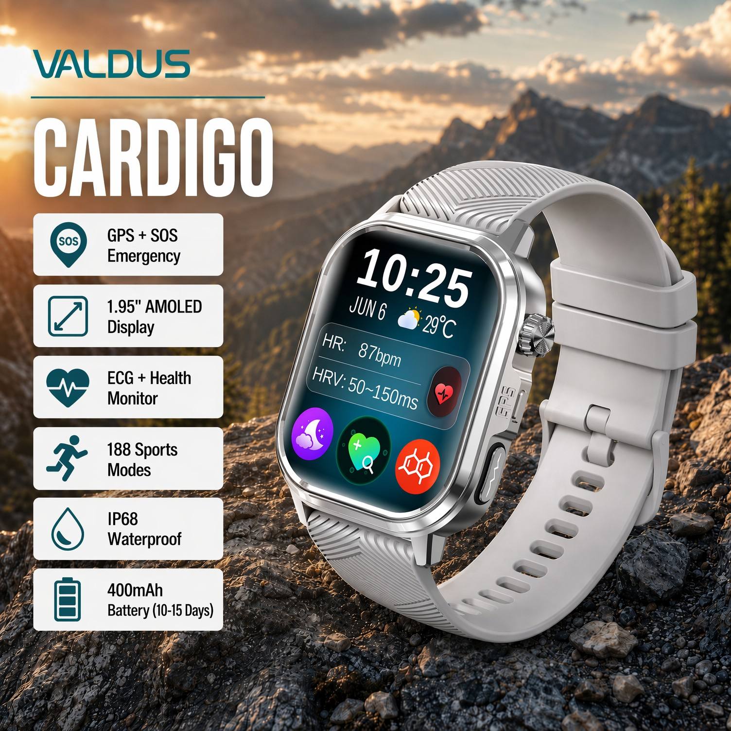 VALDUS CARDIGO Smartwatch per  - Smartwatches recensione e prezzo