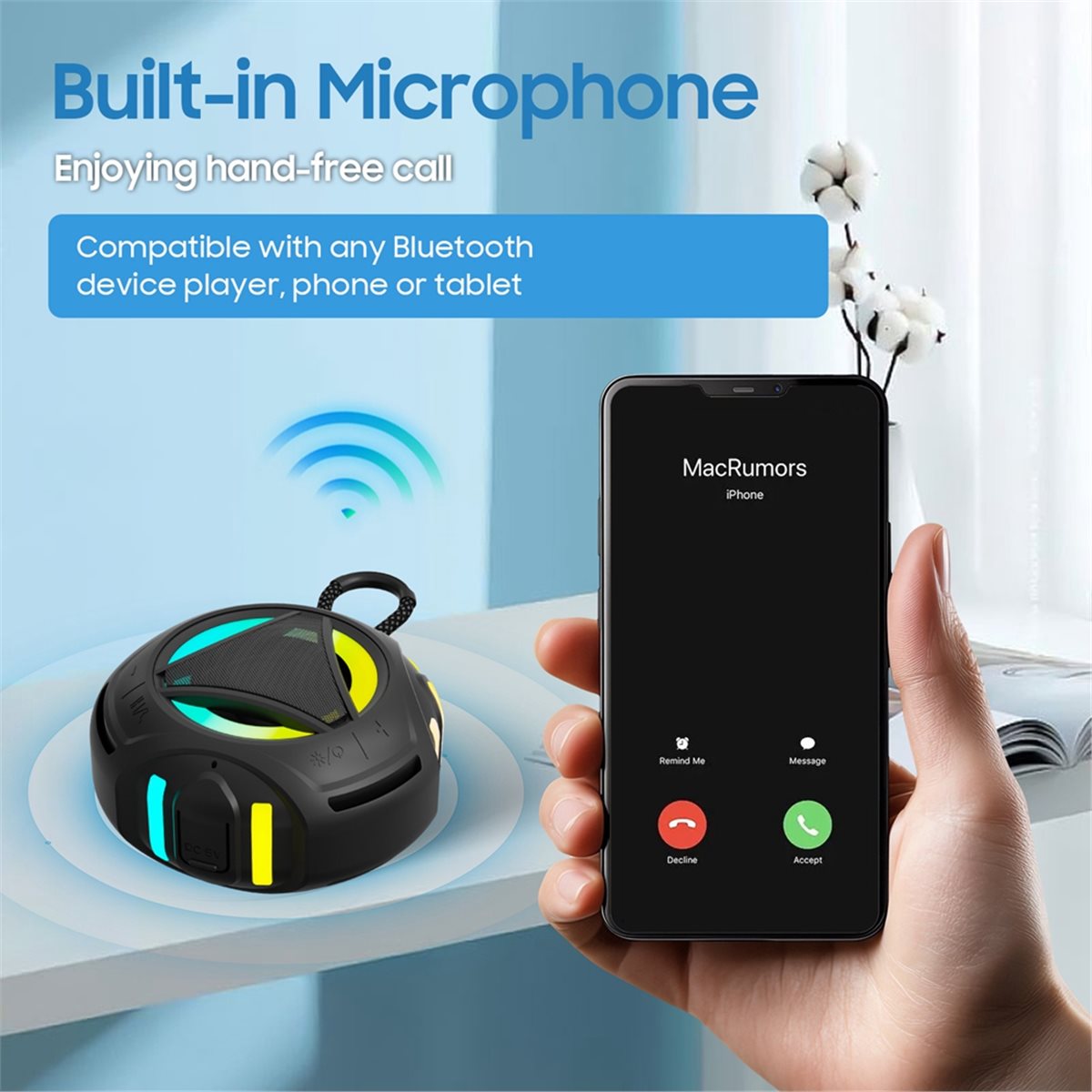 Mini Altoparlante Bluetooth pe - Portable Bluetooth Speaker Waterproof Ipx7 recensione e prezzo